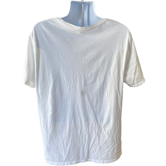 Old Navy Friends Cast Photo Graphic Tee White XL Unisex Relaxed Fit - Picture 2 of 6